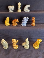 Lot of 11 Wade Red Rose Tea Circus Series Figurines, US Series 3, 1994