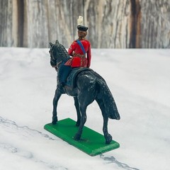 VTG W. Britains 1988 Queen Elizabeth Black Horse Color Trooping 41075 England