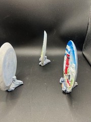 Set of 3 Lighthouse 3D Relief Sculpture Figurine Desktop Decor Lot of 3