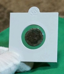 Unknown Bronze Coin Or Gamming Peace Metal Detecting Find (282)