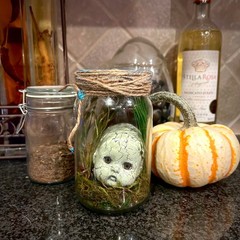 Haint Jar™ Appalachian Folk Horror Doll, Relic Oddity, Gothic, Handmade OOAK
