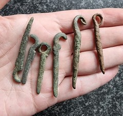 Medieval / Post Medieval Buckle Tongues Metal Detecting Finds Antique