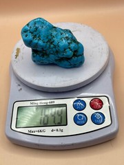Wonderful Afghanistan Natural Blue Turquoise piece Rough Loose Gemstone