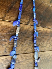 Ancient Lapis Lazuli Beads Bactrian Strand C.300 BC Necklace Jewelry Sterling S