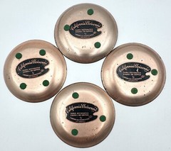 Vintage California Cloisonne by Landau & Associates Plates Enamel on Copper
