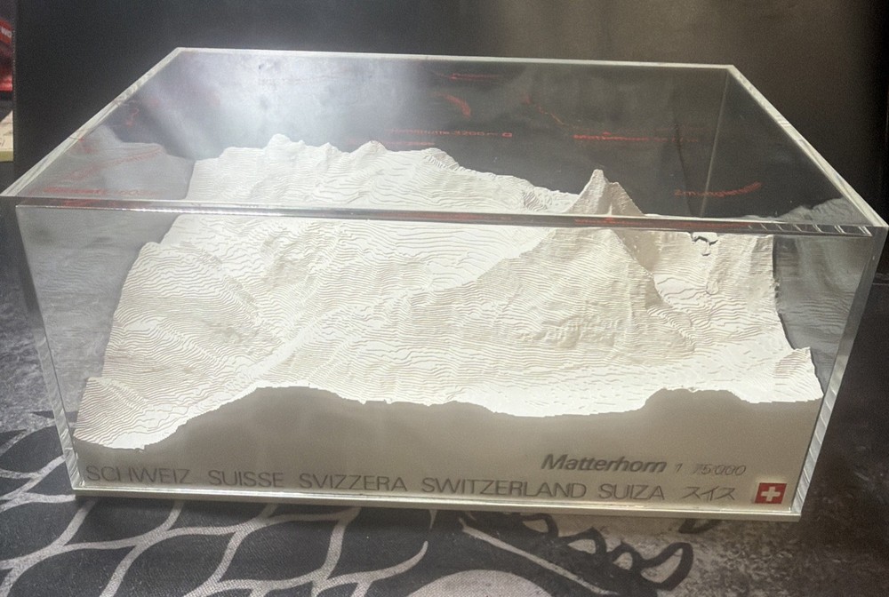 Reliorama 5034 Suhr Switzerland Matterhorn 1:75000 By Hugo Zubler 1984