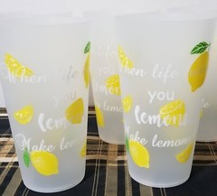 🍋Ceramic Lemon Plate 🍋Kitchen Picture 🍋Set Of Tumblers🍋