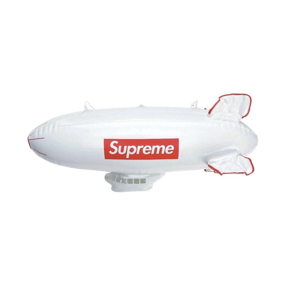 Supreme Inflatable Blimp Balloon White/Red Logo Plastic Contemporary Decor
