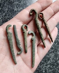 Medieval / Post Medieval Buckle Tongues Metal Detecting Finds Antique