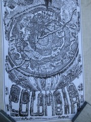 RARE HUGE VINTAGE BEEHIVE COLLECTIVE POSTER PAN COLOMBIA ACTIVISM ANTI BIG MONEY