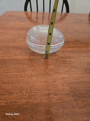 Vintage Avon Classic Fostoria Lead Crystal Egg Trinket Dish Mother’s Day 1977