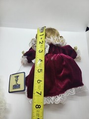 Paradise Galleries, Classic Treasure Porcelain Jointed Doll & Petite Porcelain