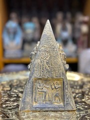 Ancient Egyptian Antiquities Exquisite Pyramids with Pharaonic Inscriptions BC
