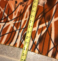 Vintage 😊 Rare fleece thin blanket 58” x 47” Two Leopard Cats￼ Brown Fun