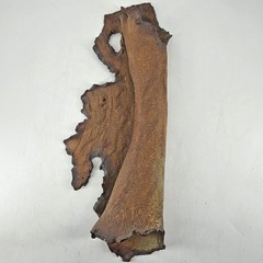 Studio Art Pottery antique scroll looking decor figurine wall hanging