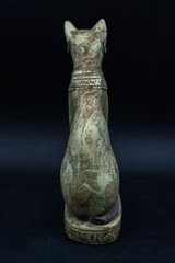 Egyptian Artifacts Rare Authentic Pharaonic Statue Of Egyptian Goddess Bastet BC