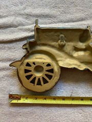 Vintage Sexton USA Cast Iron Antique Large Blue Convertible Car Wall Decor