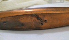 Vintage Gondola Gondolier Music Box Copper Color Plated READ Repair Project
