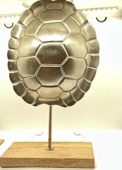 Turtleshell decor/accent piece cast aluminum