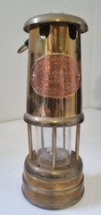 Vintage Style Miners Lamp Stamped Welbeck United Kingdom