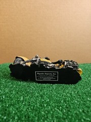 Vintage Motorcycle Figurine Replica 1949 Harley Popular Imports Desktop Yellow