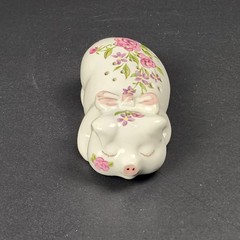 Vintage Avon Ceramarte Brazil Pampered Piglet Ceramic Pomander 1978