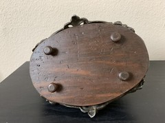 Beroude Box Copper Bronze Antique Art Nouveau Brass Sculpture French