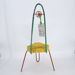 Marni Market Gaming Collection Leaning Chair Yellow Green Metal 2019 NWT Rare