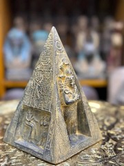 Ancient Egyptian Antiquities Exquisite Pyramids with Pharaonic Inscriptions BC