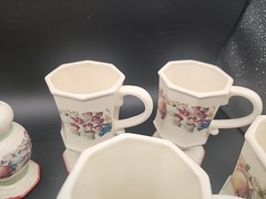 Vtg 11 Pc Set AVON SWEET COUNTRY Harvest Ceramic Tableware 1990s Excellent Cond