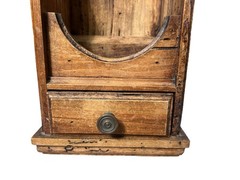 Vtg Italy Wormwood Gothic Hanging Freestanding Pipe Box Candle Wall Box Drawer