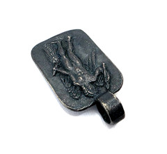 Ancient Greek Silver Pendant Eros Cupid Winged God of Love Artifact 200 BC