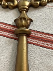 Vintage 1970’s Skeleton Key Wall Decor Sexton Metal Gold-Tone Hanging 27.25”