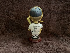 Signed Rosemont 2001 Baseball Bobblehead Ornament~The Memory Co. ~ LE ~ Signed