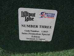 Lilliput Lane Number Three Mint in its original box with a deed. L3015