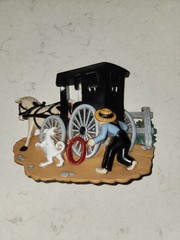 Burwood Amish Buggy Country Scene Wall Decor Homco Home Interiors Set Of 2