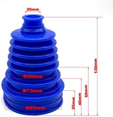 Small Shaft Universal CV Boot Kit,Upgrade Thick Silicone Constant Velocity Joint