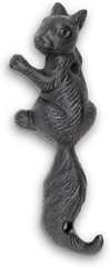 Climbing Squirrel Hook – Cast Iron (5″ H)