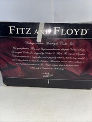 Vintage Fitz And Floyd Santa Motorcycle Cookie Jar In Styrofoam Great Condi