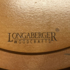 Longaberger WoodCrafts Lid-7″ Measuring/Medium Fruit Basket-Classic-NIB!!!