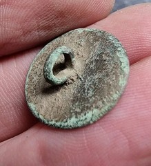 Georgian Buttons Decorative Silver Plate 18th Century Detecting Finds Antique