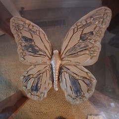 1971 Homco Made In USA Home Decor Butterfly