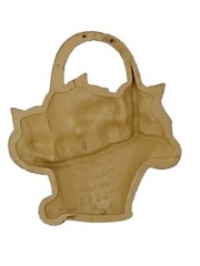 Vintage Burwood Plaques Berry Basket Decor Set Of 2 Plastic Made In USA