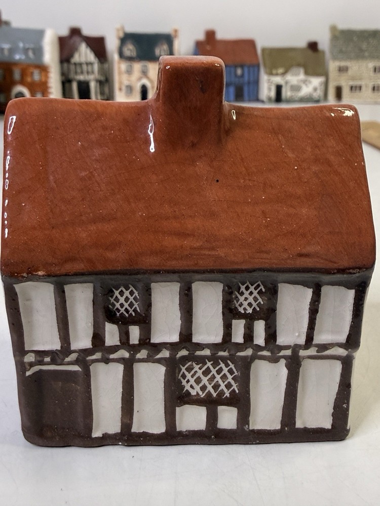 Mudlen End Studio Felsham Suffolk Pottery Miniature House Cottage Tudor Style