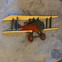 Homco 1975 Cast Metal Decorative Airplane 11″ long