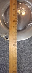 Art Metal Plate SPIND KIRKE Norway Hand Hammered MCM Unique Old Estate Find GI