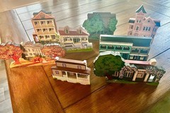 Sheila’s Collectibles Houses Lot Of 9 Vintage 1990’s