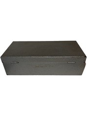 Vintage Metal Steel Storage Box No Key
