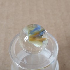 .60″ Vintage Cat Eye Hybrid Sparkler Marble- Akro Master Marble King Foreign