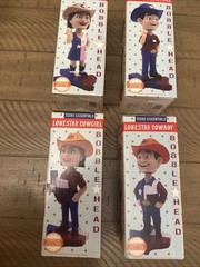 Bobblehead TEXAS BESTIE, COWPOKE, COWGIRL, COWBOY-COMPLETE SET OF 4 BRAND NEW